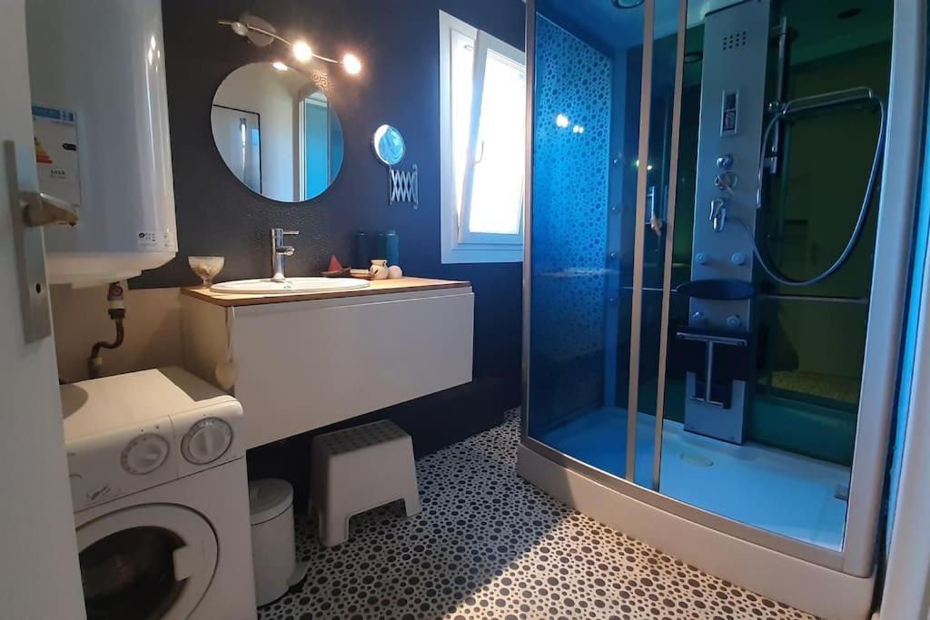 La Maison Bleue De Doudou - Coeur De Village Castéra-Verduzan Eksteriør bilde